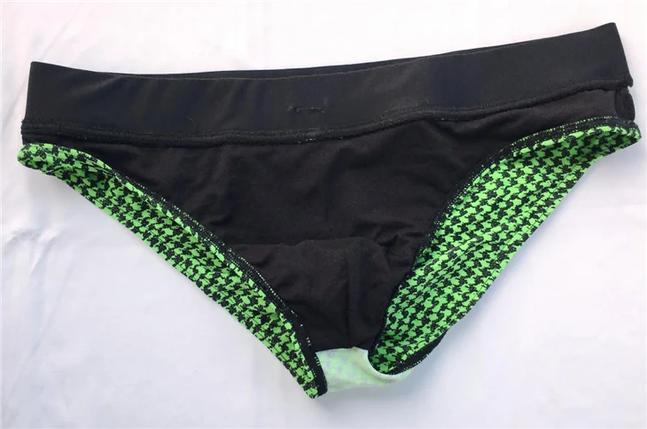 Neon Green Houndstooth Men Swim Briefs factory Neon Green Houndstooth Men Swim Briefs factory