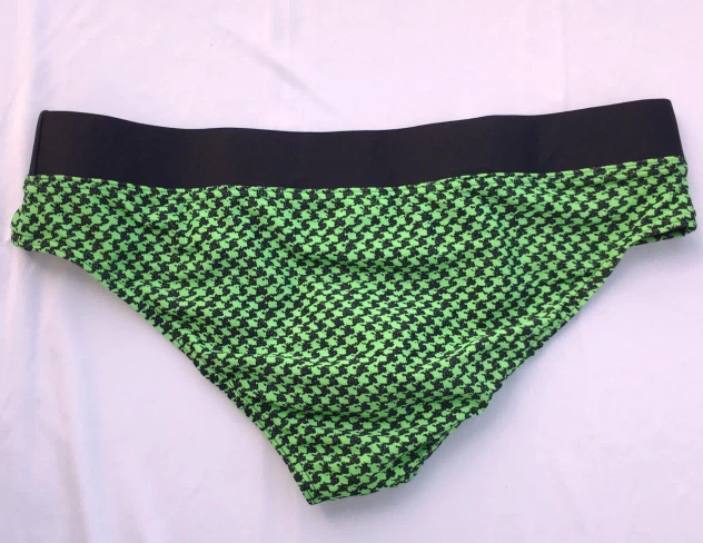 Neon Green Houndstooth Men Swim Briefs suppliers Neon Green Houndstooth Men Swim Briefs suppliers